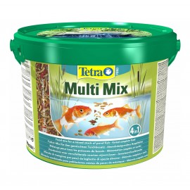 Tetra Pond Multi MIX 10 литров (смесь 4-х видов корма) для всех прудовых рыб